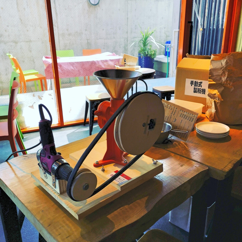 DIY】製粉機を１万円程度で電動化する！ 小麦や蕎麦だとトルクいらない